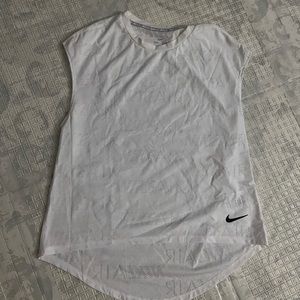 White mesh Nike shirt